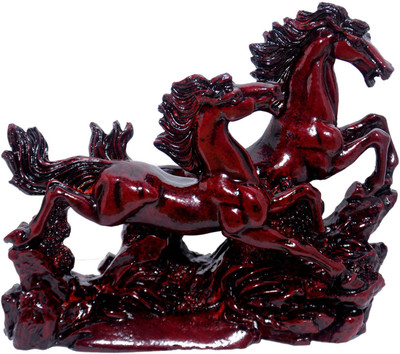 Vastu Art Vastu / Feng Shui / Two Running Horses For Victory Decorative Showpiece - 17 cm(Polyresin, Red)
Vastu Art Vastu / Feng Shui / Two Running Horses For Victory Decorative Showpiece - 17 cm(Polyresin, Red)