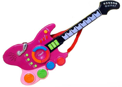 Taaza Garam Kids high quality Electronic Musical guitar with sensor-Gift Toy(Pink)
