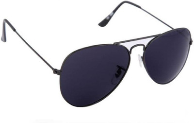 Stopnbuy Aviator Sunglasses(Black