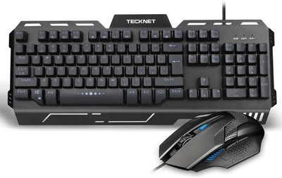 Tecknet X641 Phoenix Illuminated Gaming Keyboard/Mouse-US Combo Set