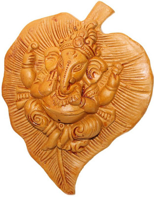Sarvsiddhi Terracotta Plain Ganesha on Leaf Wall hanging Decorative Showpiece - 3 cm(Terracotta, Brown)
Sarvsiddhi Terracotta Plain Ganesha on Leaf Wall hanging Decorative Showpiece - 3 cm(Terracotta, Brown)
