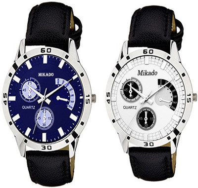 Mikado STYLISH THUNDER ANALOG WATCHES COMBO FOR MEN'S Watch - For Men