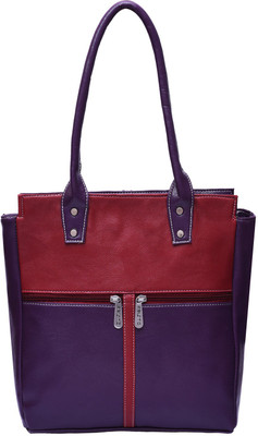 Fristo Hand-held Bag(Purple, Maroon), Maroon;purple
