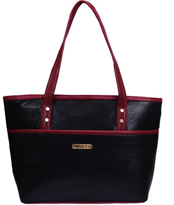 Fristo Hand-held Bag(Black, Maroon)