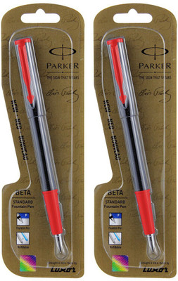 Parker Beta Standard Fountain Pen(Pack of 2)