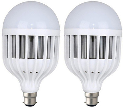 Frazzer 25 W Globe B22 LED Bulb(White, Pack of 2)