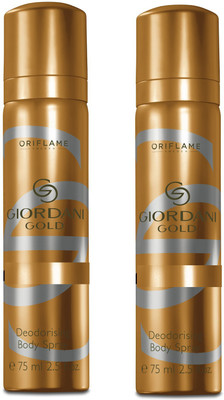 Oriflame Sweden deodorant set-giordani gold Body Spray - For Women(150 ml, Pack of 2)
Oriflame Sweden deodorant set-giordani gold Body Spray - For Women(150 ml, Pack of 2)