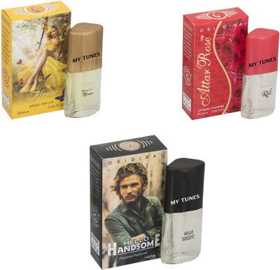 My Tunes Afreen-Attar Rose-Hello Handsome Eau de Toilette - 60 ml(For Men & Women)
My Tunes Afreen-Attar Rose-Hello Handsome Eau de Toilette - 60 ml(For Men & Women)