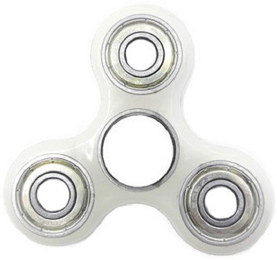 Blue Aura Glow In the Dark Fidget Spinner(White)