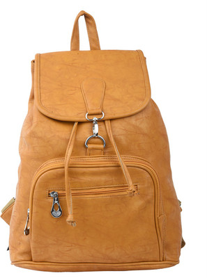 CARRADO YELLOW BACKPACK FOR GIRLS 20 L Backpack(Yellow)
