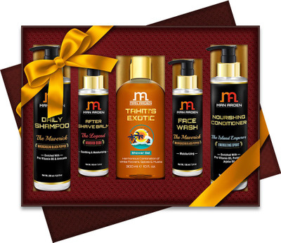 Man Arden Bathe Essential Luxury Men's Grooming Gift Set(Set of 5)