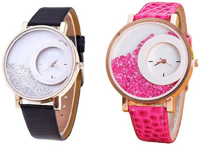 Om Designer Mxre Free Diamond Watch for Girls & Women Combo (Pack of 2) Watch - For Women
Om Designer Mxre Free Diamond Watch for Girls & Women Combo (Pack of 2) Watch - For Women