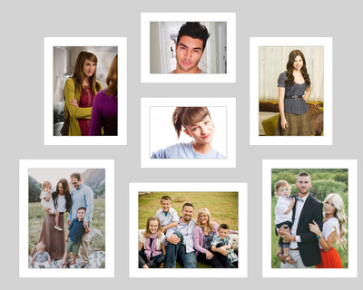 Swadesi Stuff MDF Photo Frame(White, 7 Photos)