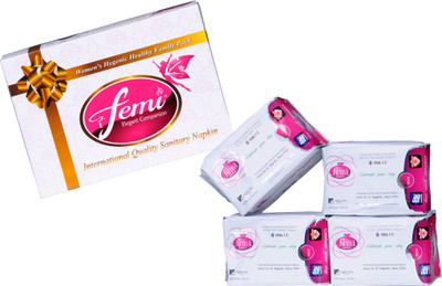 LADY ANION FEMI ANION EXTRA LARGE SANITARY NAPKIN(320MM-10PADS) Sanitary Pad(Pack of 4)
LADY ANION FEMI ANION EXTRA LARGE SANITARY NAPKIN(320MM-10PADS) Sanitary Pad(Pack of 4)