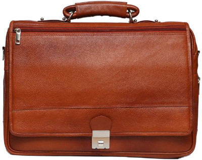 Hidekin 17 inch Laptop Messenger Bag(Tan)