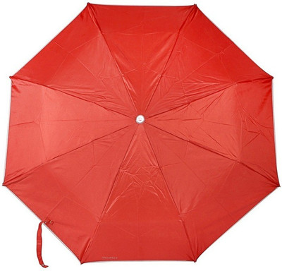 Bizarro.in 3 Fold Plain Colour Office Men::Women_218 Umbrella(Red)