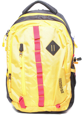 American Tourister American Tourister Zing 2016 Lap Backpack 001-Yellow (Laptop Backpack) 2.5 L Backpack(Yellow)