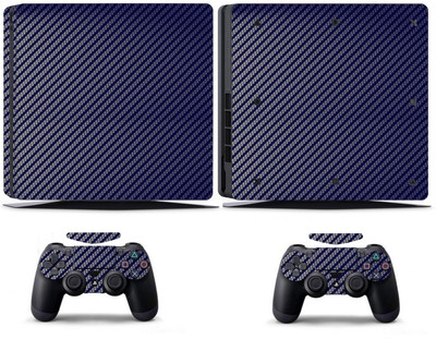 TCOS Tech Carbon Fiber Skin Sticker Cover For PS4 Slim Console & 2 Controllers Gaming Accessory Kit(Blue, For PS4)
TCOS Tech Carbon Fiber Skin Sticker Cover For PS4 Slim Console & 2 Controllers Gaming Accessory Kit(Blue, For PS4)