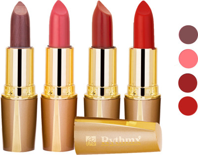 Rythmx Superme Creamy Matte Lipstick Combo Set Of 4 Pcs 5(Brown, Pink, Red, Purple, Orange, 16 g)
Rythmx Superme Creamy Matte Lipstick Combo Set Of 4 Pcs 5(Brown, Pink, Red, Purple, Orange, 16 g)