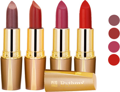 Rythmx Superme Creamy Matte Lipstick Combo Set Of 4 Pcs 14(Brown, Pink, Red, Purple, Orange, 16 g)
Rythmx Superme Creamy Matte Lipstick Combo Set Of 4 Pcs 14(Brown, Pink, Red, Purple, Orange, 16 g)