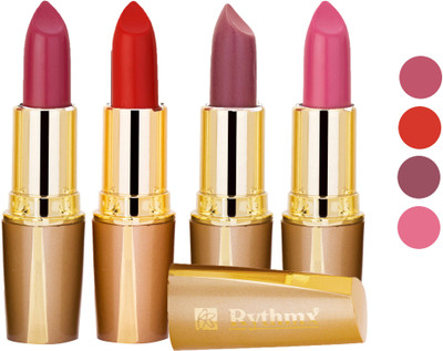 Rythmx Superme Creamy Matte Lipstick Combo Set Of 4 Pcs 51(Brown, Pink, Red, Purple, Orange, 16 g)
Rythmx Superme Creamy Matte Lipstick Combo Set Of 4 Pcs 51(Brown, Pink, Red, Purple, Orange, 16 g)