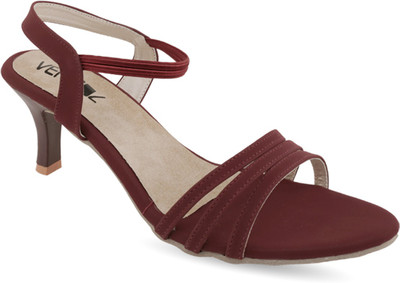 Vendoz Women Maroon Heels