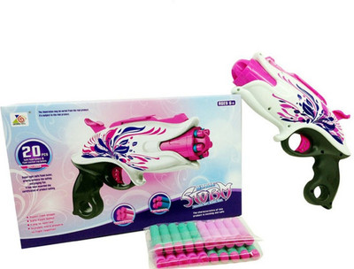 Toyshine Gizmo Foam Blaster Gun toy, Safe and Long Range, 20 Bullets, Pink(Multicolor)
Toyshine Gizmo Foam Blaster Gun toy, Safe and Long Range, 20 Bullets, Pink(Multicolor)