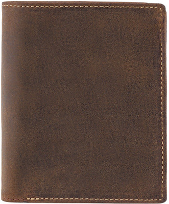 Visconti Men Tan Genuine Leather Wallet(4 Card Slots), Oil tan