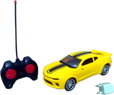 Techhark Wireless Remote control Rechargeable Remote Control 1:16 Scale Car For Kids(Yellow)