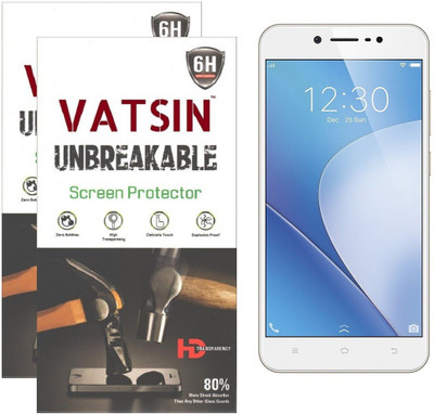 Vatsin Impossible Screen Guard for VIVO Y66(Pack of 2), Transparent
