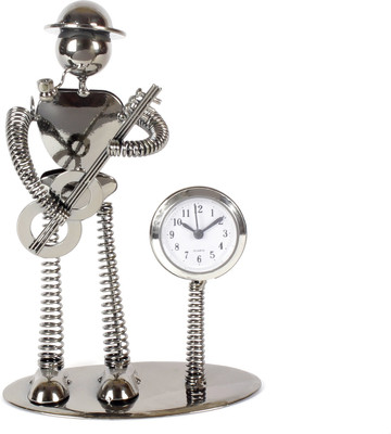 Jewel Fuel Iron Table Clock And Musician Playing Guitar Decorative Showpiece - 22 cm(Iron, Grey)
Jewel Fuel Iron Table Clock And Musician Playing Guitar Decorative Showpiece - 22 cm(Iron, Grey)