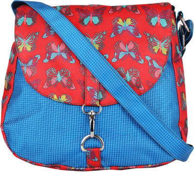 Vivinkaa Women Casual Red PU Sling Bag