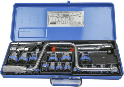 Taparia S-16MXL 1/2" Bi- Hexogonal Socket Set