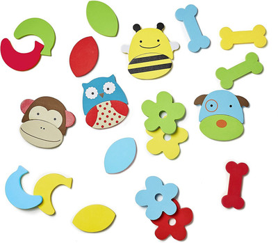 Skip Hop Zoo Mix & Match Foam Pals Bath Toy(Multicolor)