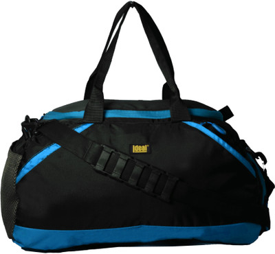 Ideal (Expandable) Polyester Travel Duffel Bag(Blue, Black), Black;blue