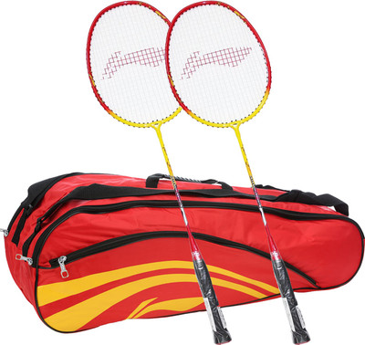 Li-Ning Smash XP 807 (Set of 2) Badminton Racquets + ABDJ118 Kitbag Red Badminton Kit
Li-Ning Smash XP 807 (Set of 2) Badminton Racquets + ABDJ118 Kitbag Red Badminton Kit