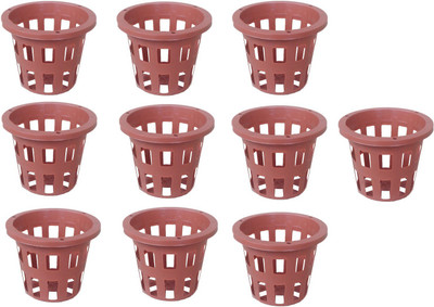 Minerva Naturals Plastic Hydroponic/Orchid Plant Pots, 3.5inch Dia, Set of 10 Plant Container Set(Pack of 10, Plastic)
Minerva Naturals Plastic Hydroponic/Orchid Plant Pots, 3.5inch Dia, Set of 10 Plant Container Set(Pack of 10, Plastic)
