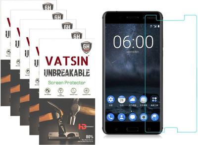 Vatsin Screen Guard for Nokia 6(Pack of 5), Transparent