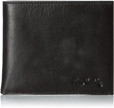 Pierre Cardin Men Black Genuine Leather Wallet(2 Card Slots)