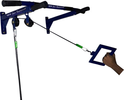 Mh Jim Equipments pull up bar with top pulley 2/8 Chin-up Bar(Blue)