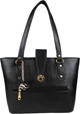 Lady bar Shoulder Bag(Black)