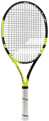 Babolat Aero 26 2016 Black, Yellow Strung Tennis Racquet(L1 (4 1/8), 250 g)