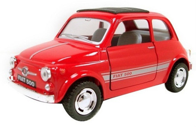 Kinsmart Fiat 500 Hard Top(Red)
