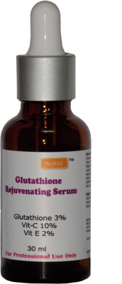 REJSOL Glutathione Rejuvenating Serum 30 MLGlutathione 3%,Vitamin C 10%, Vitamin E 2%(30 ml)
REJSOL Glutathione Rejuvenating Serum 30 MLGlutathione 3%,Vitamin C 10%, Vitamin E 2%(30 ml)