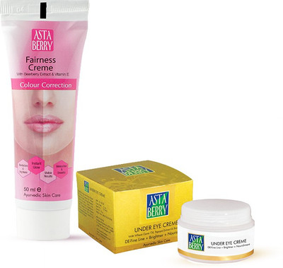 Astaberry Fairness Cream & Undereye Cream Combo(50 g)