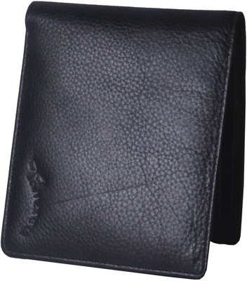 Tamanna Men Black Genuine Leather Wallet(7 Card Slots)