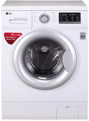 LG 6 kg Fully Automatic Front Load Washing Machine with In-built Heater White(FH2G7NDNL12), Blue white
LG 6 kg Fully Automatic Front Load Washing Machine with In-built Heater White(FH2G7NDNL12), Blue white