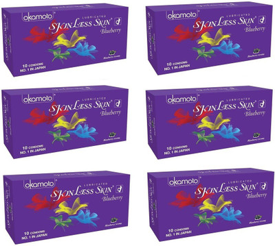 Okamoto (CONCEALED / CONFIDENTIAL PACKAGING) - Skinless Skin - Blueberry, Ultrathin Condoms - Imported, Japan's No. 1 Condom(Set of 6, 60S)
Okamoto (CONCEALED / CONFIDENTIAL PACKAGING) - Skinless Skin - Blueberry, Ultrathin Condoms - Imported, Japan's No. 1 Condom(Set of 6, 60S)