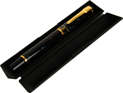 Maa Bhagwati GLASS FINISH NAVY BLUE B.BOX 14002 Ball Pen