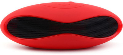 Technuv Mini Rugby Portable Bluetooth Mobile/Tablet Speaker(Red, 2.1 Channel)